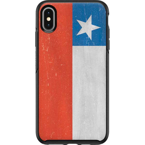 Chile Flag Distressed Otterbox Symmetry iPhone Skin